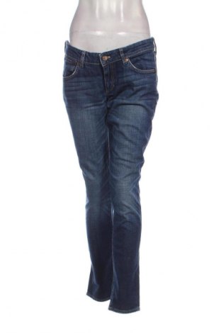 Damskie jeansy H&M, Rozmiar L, Kolor Niebieski, Cena 43,99 zł