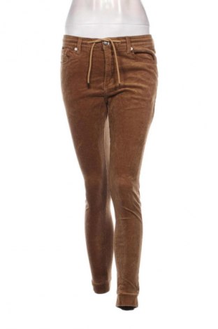 Pantaloni de velvet de femei FSBN, Mărime XS, Culoare Maro, Preț 29,99 Lei