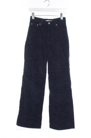 Pantaloni de velvet de femei Levi's, Mărime XS, Culoare Albastru, Preț 330,92 Lei