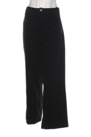 Pantaloni de velvet de femei Heart, Mărime L, Culoare Negru, Preț 86,73 Lei