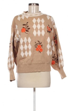 Damenpullover Bluoltre, Größe M, Farbe Beige, Preis 7,99 €