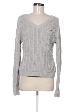 Damenpullover Hollister, Größe L, Farbe Grau, Preis 30,93 €