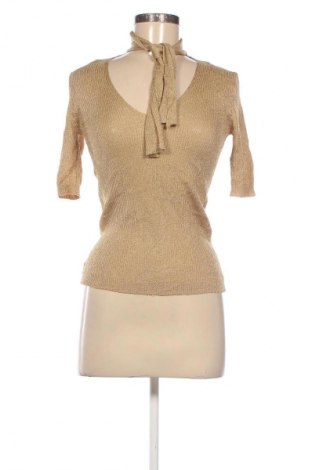 Pulover de femei United Colors Of Benetton, Mărime M, Culoare Auriu, Preț 133,99 Lei