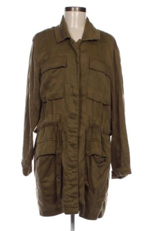 Damen Trenchcoat H&M L.O.G.G., Größe M, Farbe Grün, Preis 24,99 €