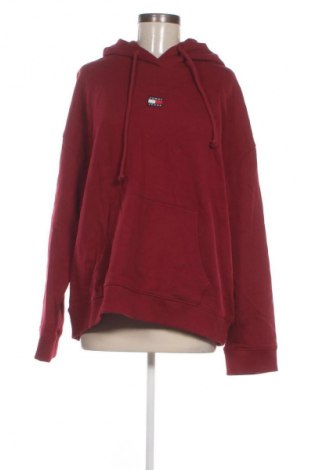 Damen Sweatshirt Tommy Jeans, Größe 4XL, Farbe Rot, Preis 46,99 €