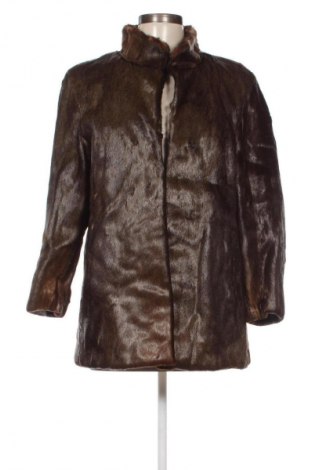 Damen Ledermantel Unbranded, Größe L, Farbe Braun, Preis € 30,99