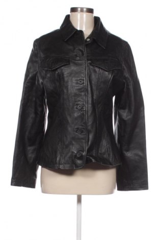 Damen Lederjacke, Größe M, Farbe Schwarz, Preis 45,99 €