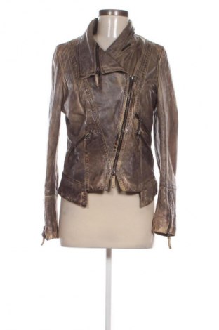 Damen Lederjacke, Größe S, Farbe Braun, Preis 37,99 €