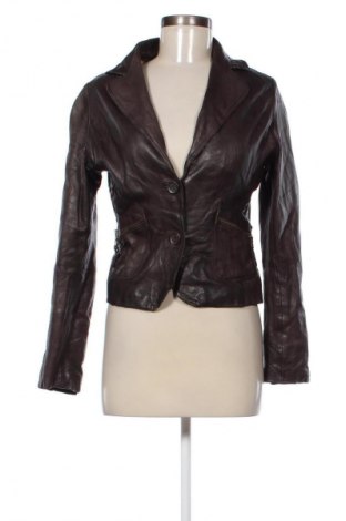 Damen Lederjacke, Größe S, Farbe Braun, Preis 47,99 €