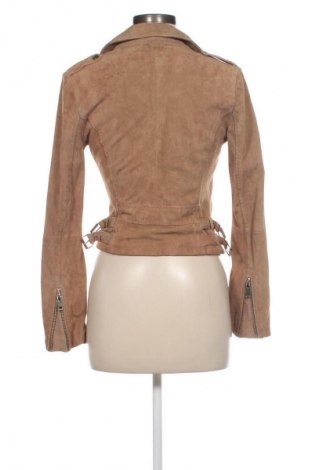 Damen Lederjacke Mango, Größe S, Farbe Beige, Preis 41,91 €