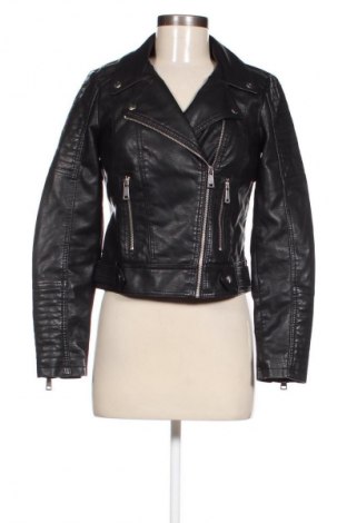 Damen Lederjacke Vero Moda, Größe S, Farbe Schwarz, Preis 28,99 €