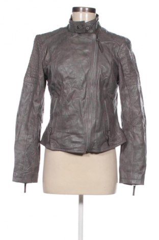 Damen Lederjacke Woman By Tchibo, Größe M, Farbe Grau, Preis € 46,99