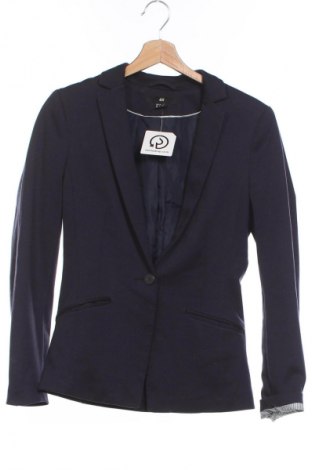 Damen Blazer H&M, Größe XS, Farbe Blau, Preis 24,48 €