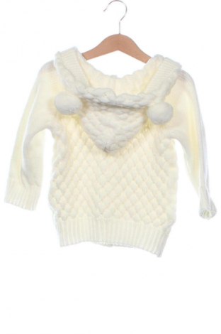 Kinder Strickjacke, Größe 18-24m/ 86-98 cm, Farbe Weiß, Preis 4,99 €