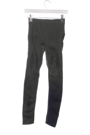 Dziecięce legginsy Decathlon, Rozmiar 6-7y/ 122-128 cm, Kolor Zielony, Cena 23,99 zł