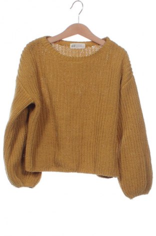 Kinderpullover H&M, Größe 6-7y/ 122-128 cm, Farbe Gelb, Preis 5,99 €