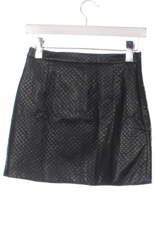 Кожена пола Topshop, Размер XS, Цвят Черен, Цена 7,99 лв.