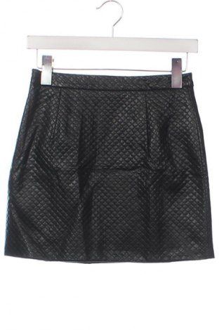 Кожена пола Topshop, Размер XS, Цвят Черен, Цена 7,99 лв.