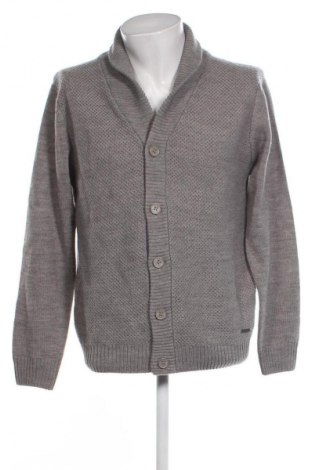 Herren Strickjacke Blue Seven, Größe L, Farbe Grau, Preis 12,99 €