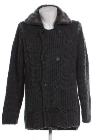 Herren Strickjacke Zara Man, Größe L, Farbe Grau, Preis 10,99 €