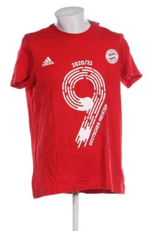 Herren T-Shirt Adidas, Größe XL, Farbe Rot, Preis € 18,99