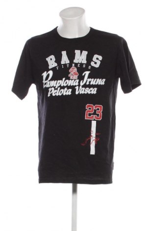 Męski T-shirt Rams 23, Rozmiar XXL, Kolor Czarny, Cena 49,99 zł