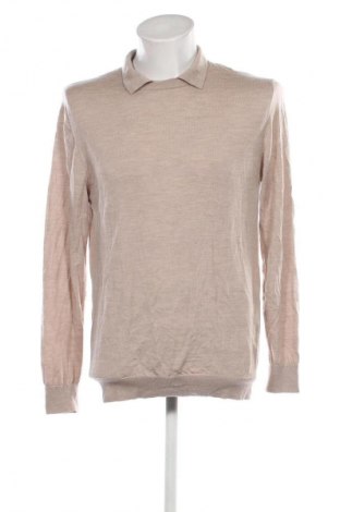 Herrenpullover Dressmann, Größe L, Farbe Beige, Preis 33,99 €