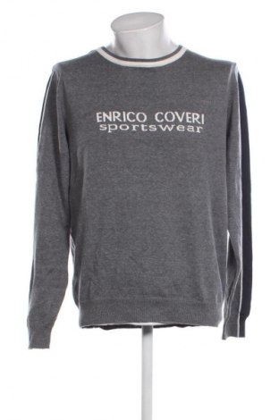 Męski sweter Enrico Coveri, Rozmiar XL, Kolor Szary, Cena 33,99 zł