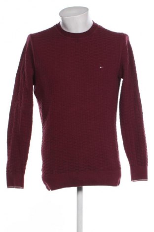 Herrenpullover Tommy Hilfiger, Größe M, Farbe Rot, Preis 55,94 €