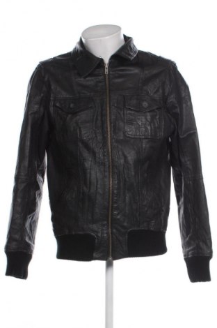 Pánska kožená bunda  Jack & Jones, Veľkosť XL, Farba Čierna, Cena  79,95 €