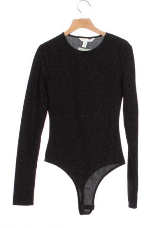 Γυναικεία μπλούζα-Κορμάκι H&M, Μέγεθος XS, Χρώμα Μαύρο, Τιμή 15,92 €
