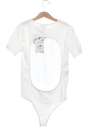 Damska bluzka-body Pull&Bear, Rozmiar M, Kolor Biały, Cena 83,99 zł