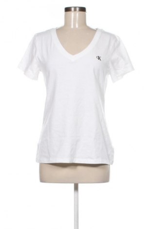 Дамска тениска Calvin Klein Jeans, Размер L, Цвят Бял, Цена 56,24 €