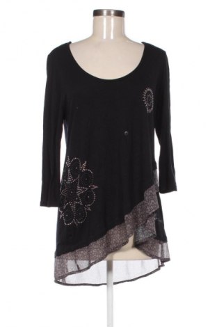 Bluzka damska Desigual, Rozmiar M, Kolor Czarny, Cena 351,36 zł