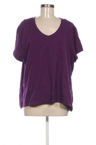 Γυναικεία μπλούζα Laura Torelli, Μέγεθος 3XL, Χρώμα Βιολετί, Τιμή 12,99 €