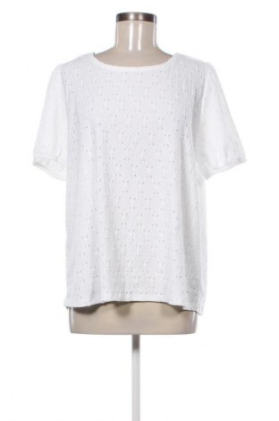 Bluzka damska Laura Torelli, Rozmiar L, Kolor Biały, Cena 73,99 zł