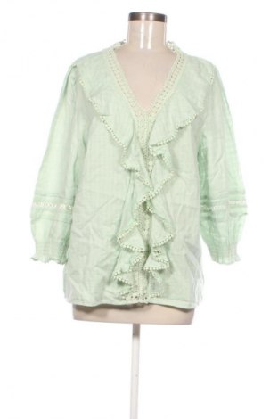 Дамска блуза Love & Roses, Размер XL, Цвят Зелен, Цена 16,36 €