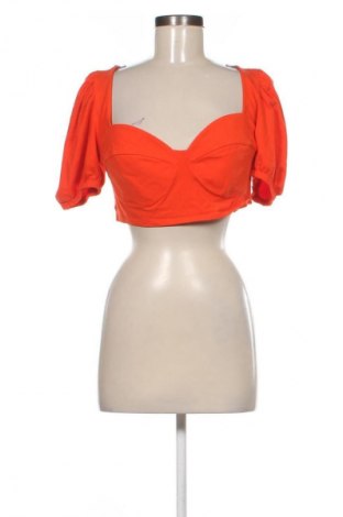 Bluzka damska Monki, Rozmiar L, Kolor Czerwony, Cena 17,99 zł