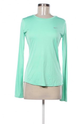 Дамска блуза Nike, Размер S, Цвят Зелен, Цена 17,00 €