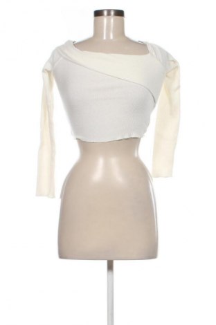Дамска блуза Pull&Bear, Размер S, Цвят Екрю, Цена 16,36 €