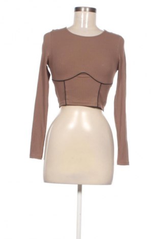 Дамска блуза SHEIN, Размер XS, Цвят Кафяв, Цена 3,57 €