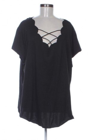 Дамска блуза SHEIN, Размер 4XL, Цвят Черен, Цена 6,13 €