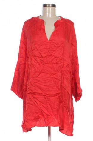 Γυναικεία μπλούζα Selection By Ulla Popken, Μέγεθος 3XL, Χρώμα Κόκκινο, Τιμή 17,99 €