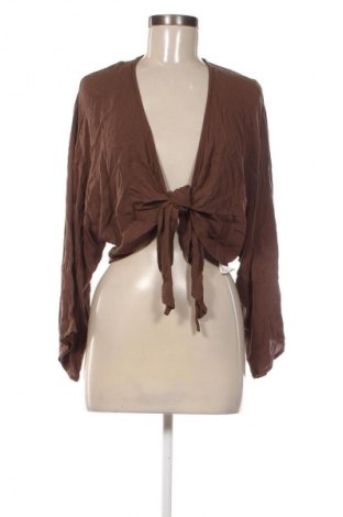 Bluzka damska Stradivarius, Rozmiar S, Kolor Brązowy, Cena 83,99 zł