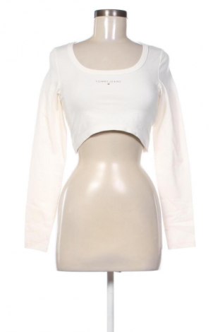 Дамска блуза Tommy Jeans, Размер L, Цвят Екрю, Цена 35,27 €