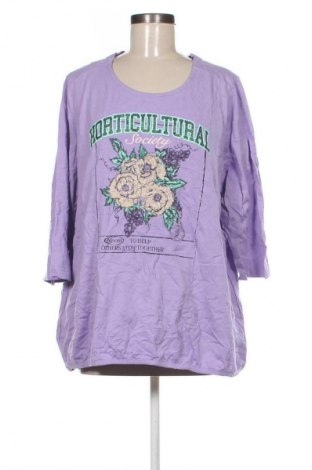 Damen Shirt Ulla Popken, Größe XXL, Farbe Lila, Preis € 18,99