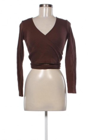 Дамска блуза Zara, Размер S, Цвят Кафяв, Цена 20,00 €