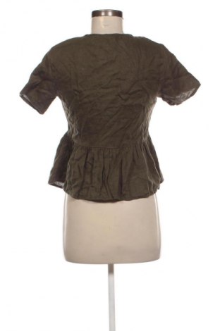 Дамска блуза Zara, Размер XS, Цвят Зелен, Цена 6,64 €