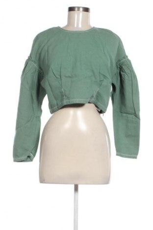 Дамска блуза Zara, Размер S, Цвят Зелен, Цена 13,81 €