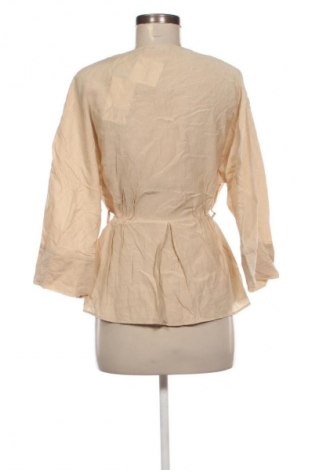 Дамска блуза Zara, Размер XS, Цвят Бежов, Цена 18,40 €